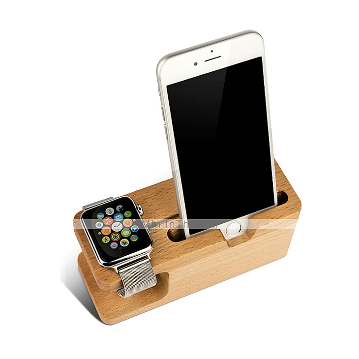 Apple Watch Stand,Wood Charging Dock Station/Watch Display Stand For