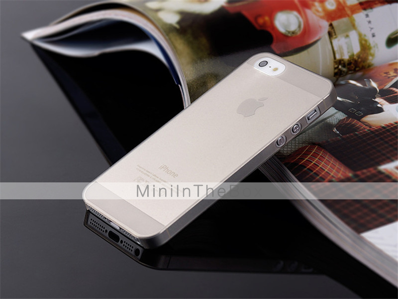 MAYLILANDTM Ultra Thin Transparent Crystal Clear Case for iPhone 5/5S