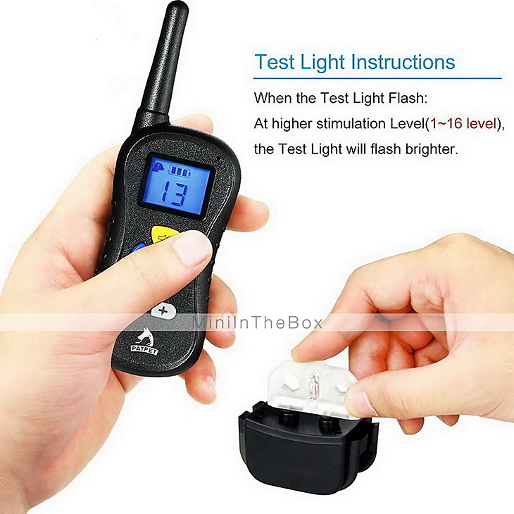 Dog Bark Collar / Dog Training Collars Anti Bark Waterproof 300M Remote