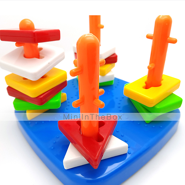 Tetris style wooden logic development children's