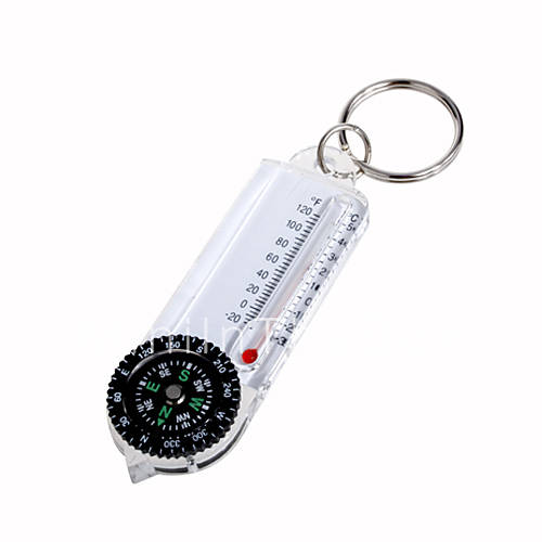 Compass Keychain with Thermometer 78187 2017 1.69