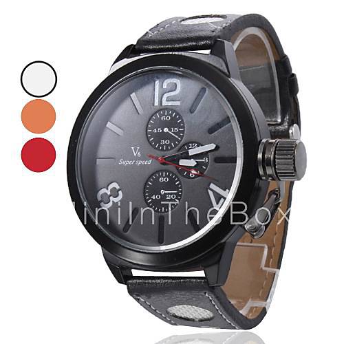 quartz analog wrist watch