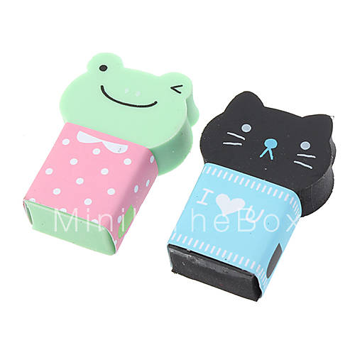 2pcs Animal Shaped Erasers 579283 2017 1.69