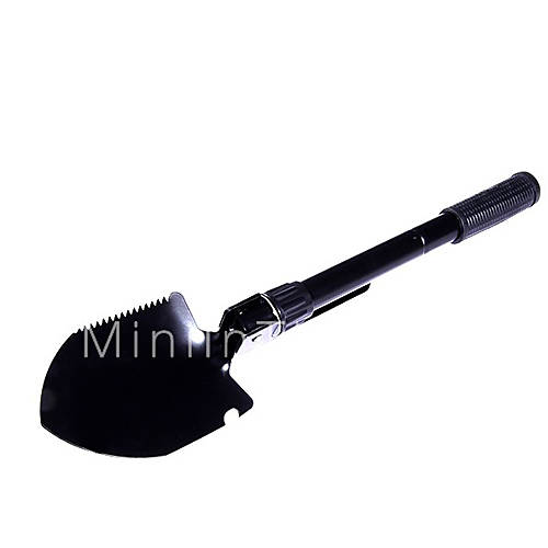Shovels Hiking / Camping Compact Size / Durable Stainless Steel Black