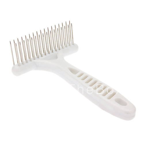 Grooming Aids Combs DoubleSided Plastic White 697568 2017 4.99