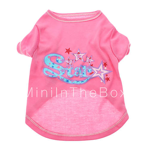 Summer Cotton TShirt for Dogs Rose XS / M / S / L 725037 2017 5.59