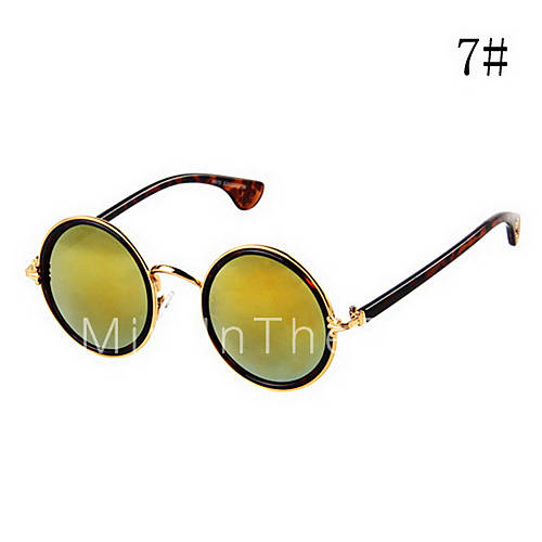 Womens Blue & Brown & Purple & Yellow Lens Black & Brown...