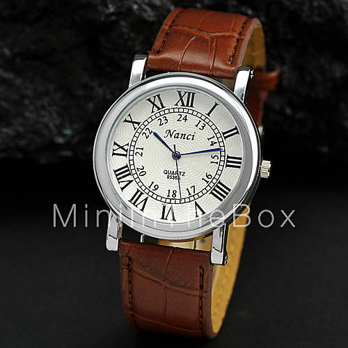 Men‘s Watch Dress Watch Roman Numerals Dial Wrist Watch Cool Watch