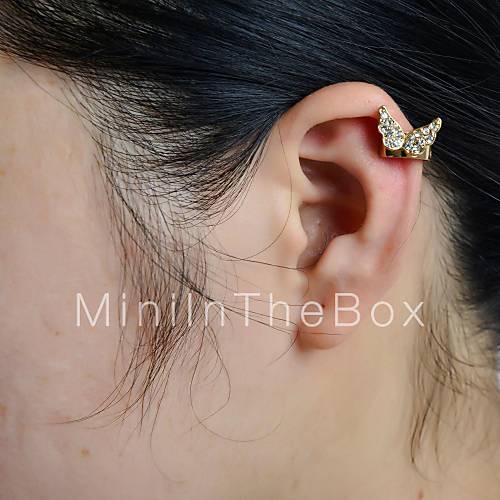 Ear Cuffs Alloy Rhinestone Simulated Diamond Jewelry Wedding Party