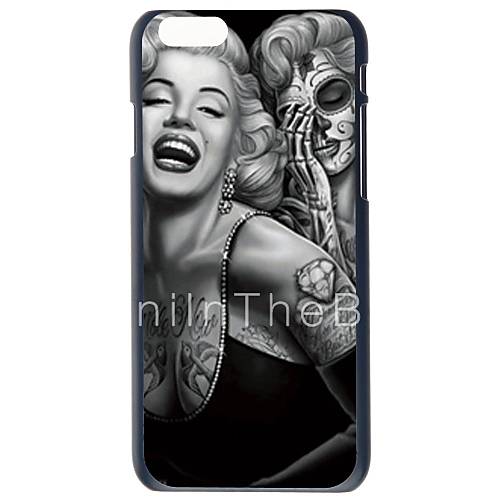 Doopootoo™ Marilyn Monroe Tattoo Painted Pattern Slim Plastic Back Hard