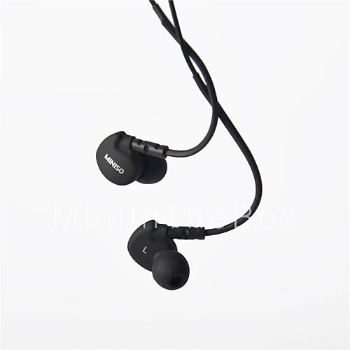genuine miniso headphone 3 5mm in ear canal bass with microphone remote for samsung s4 s5 genuine miniso headphone 3 5mm in ear canal bass with microphone remote for samsung s4 s5