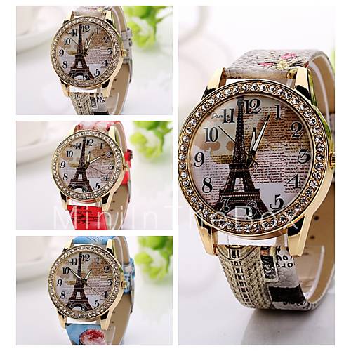 2015 New Eiffel Tower OF WOMEN WATCH Cool Watches Unique Watches 3066609 2017 5.99