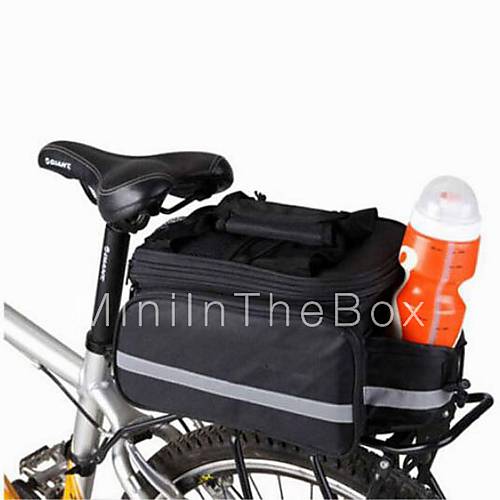 backpack on bike rack