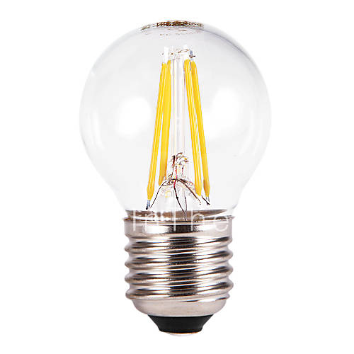 5W E26/E27 LED Globe Bulbs G60 4 COB 350550 lm Warm White AC 220240 V