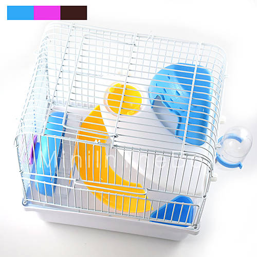 New Hot high quality plastic multicolored castle princess cage hamster