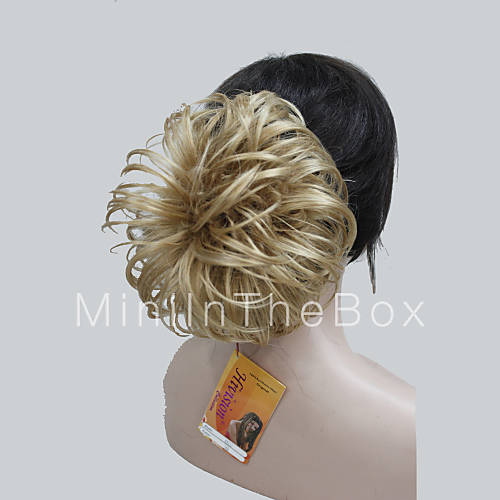 Top Knot Or Bun Hair Wiglet | golden blonde dome wiglet drawstring ponytail 6 quot bun cover Top Knot Or Bun Hair Wiglet | golden blonde dome wiglet drawstring ponytail 6 quot bun cover
